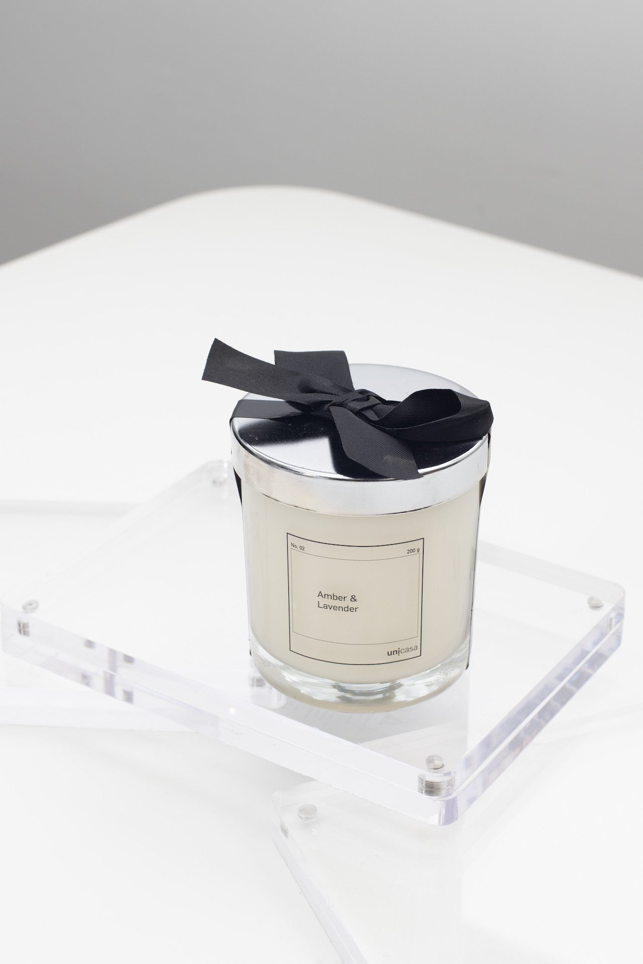 Candle - Amber and Lavender - Unica Interior