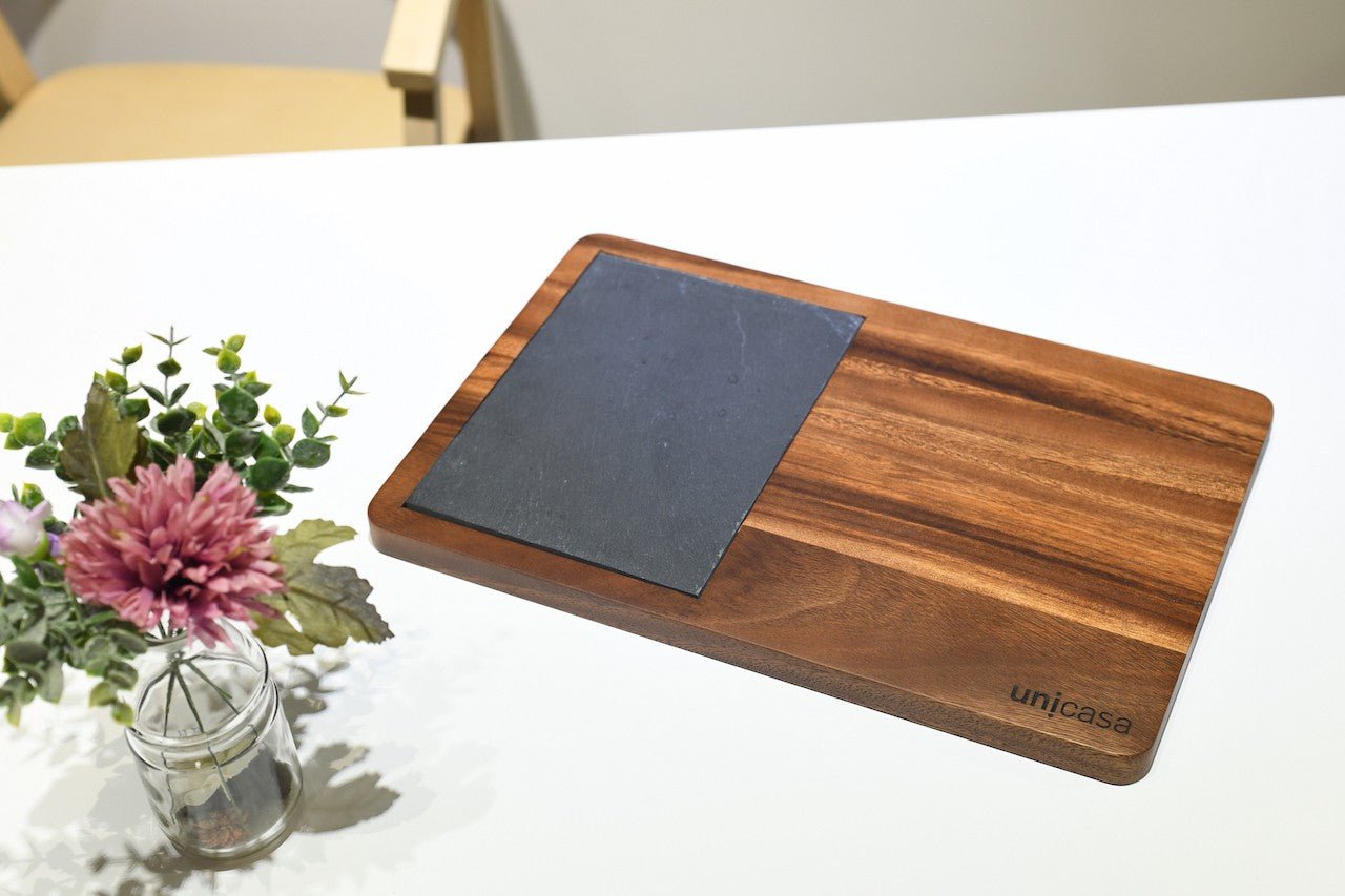 Cutting board with black slate - Unica Interior