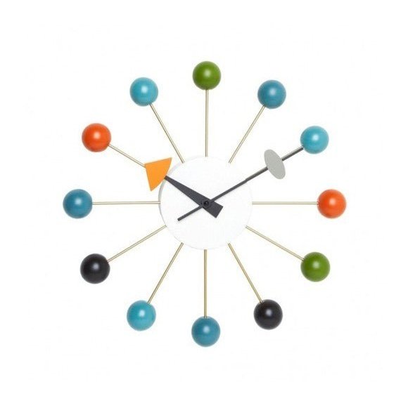 George Nelson Style Ball Clock - Unica Interior