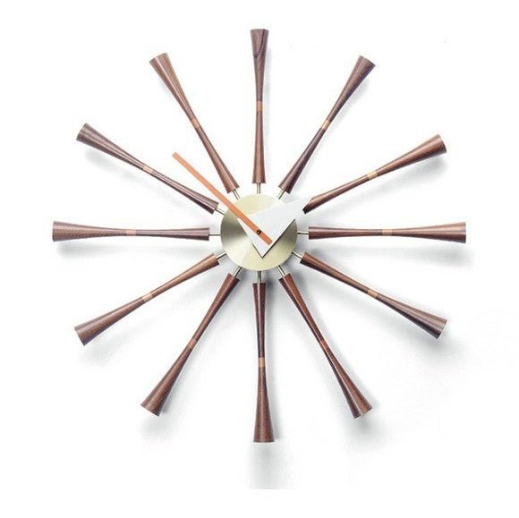 George Nelson Style Spindle Clock - Unica Interior
