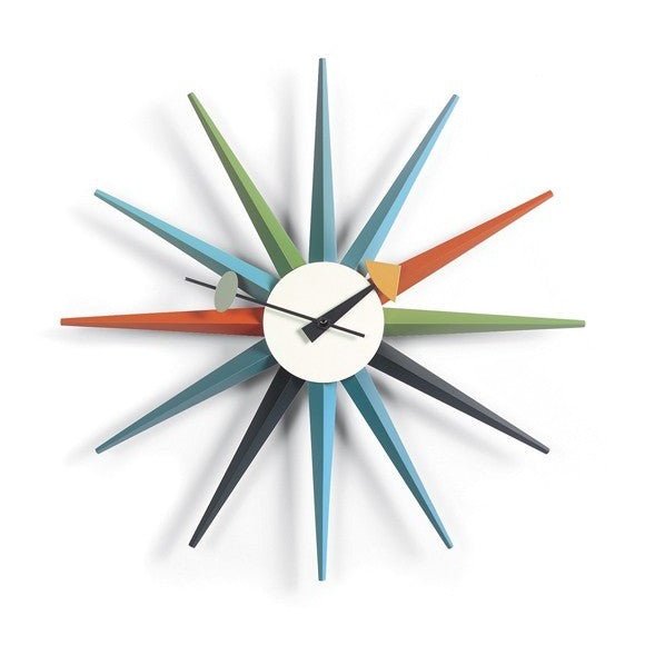 George Nelson Style Starburst Clock - Unica Interior