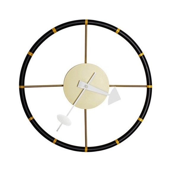 George Nelson Style Steering Wheel Clock - Unica Interior