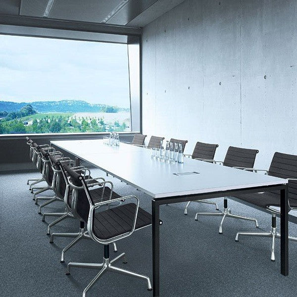 Low Back Aluminium Chair (Flat Base) - Unica Interior