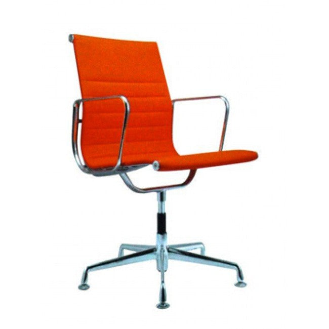 Low Back Aluminium Chair (No Wheels) - Unica Interior