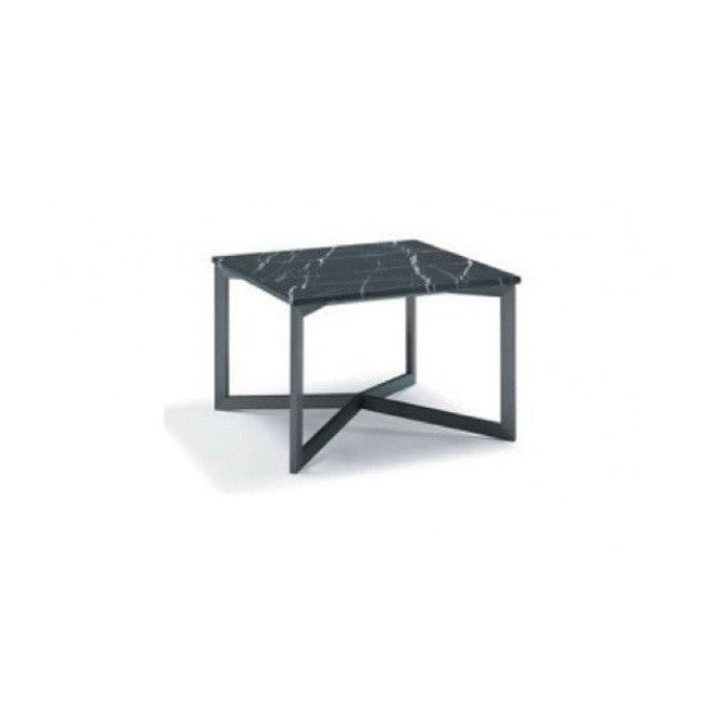 Nobi Square Coffee Table (Black Marble Top) - Unica Interior