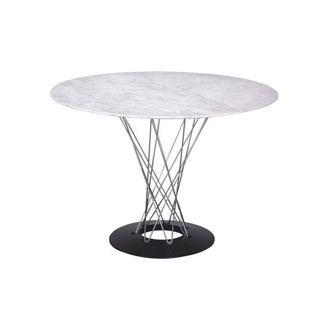 Noguchi Style Cyclone Table (Marble Top) - Unica Interior