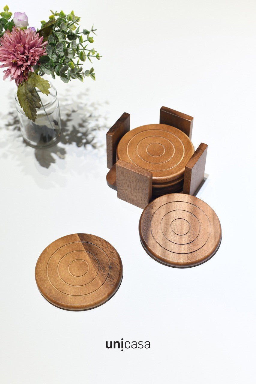Round coaster set of 6 - Unica Interior