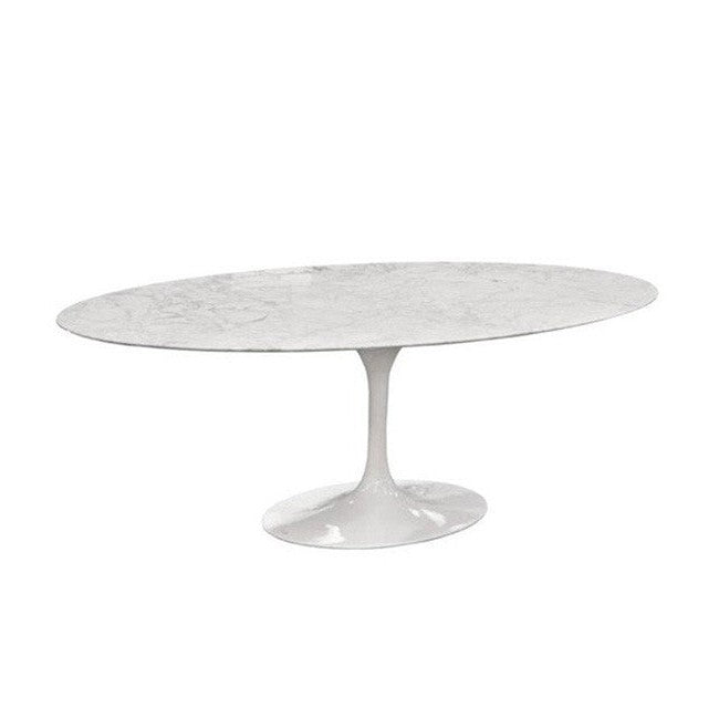 Tulip Oval Table (Marble Table Top) - Unica Interior
